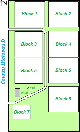 Badger Cemetery map