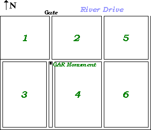 Plover Village Cemetery map